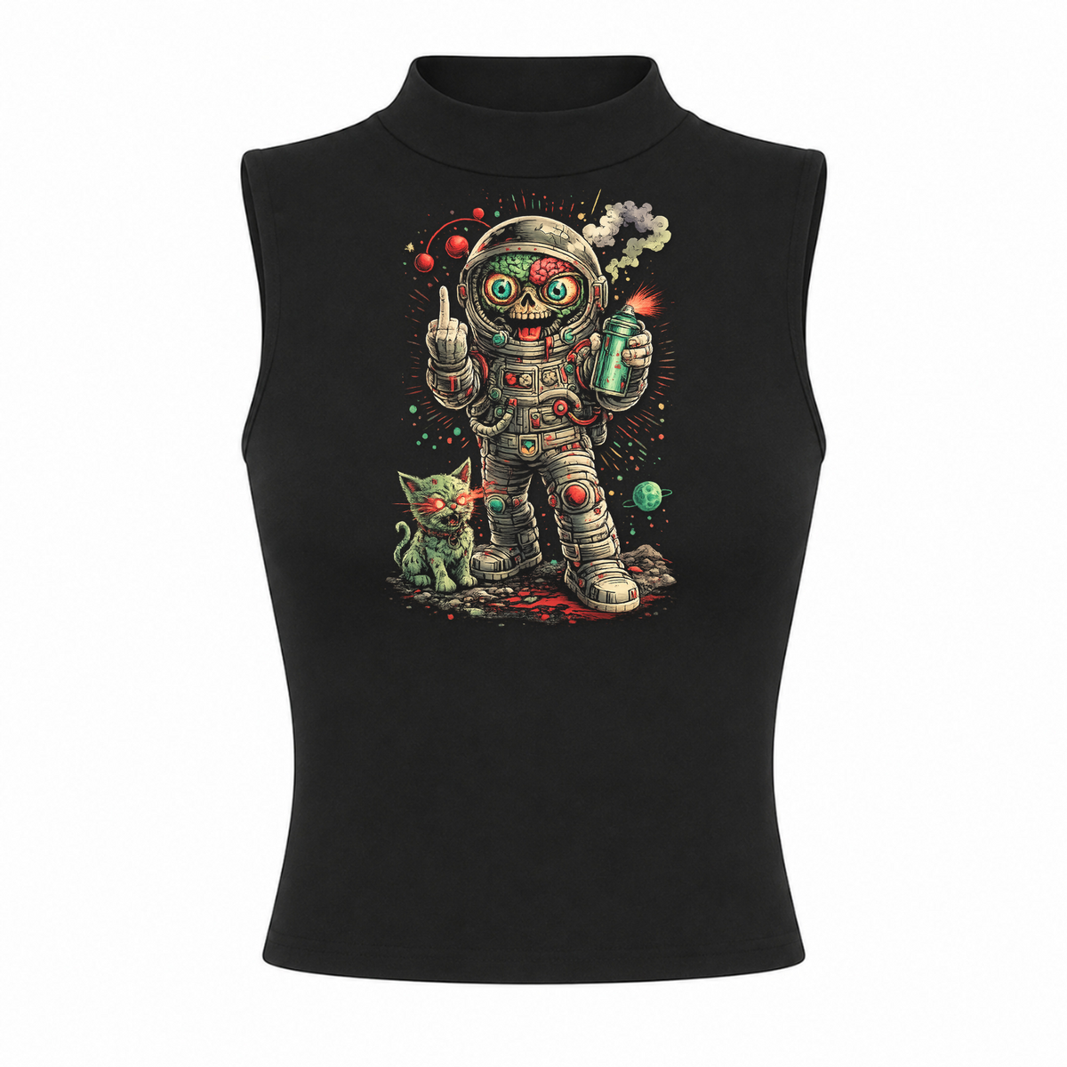 Darth Astronaut Neck Crop - schwarz