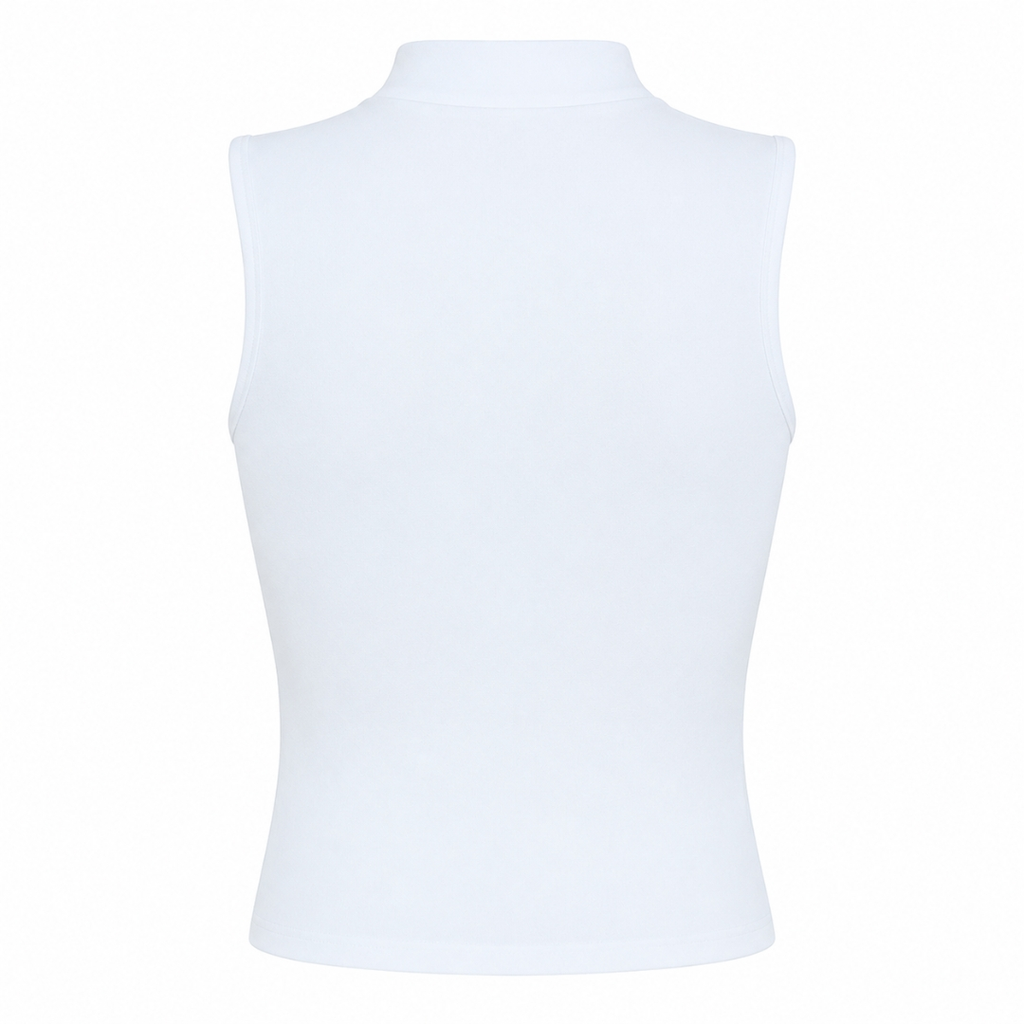 Darth Astronaut Neck Crop - weiß - Rueckseite