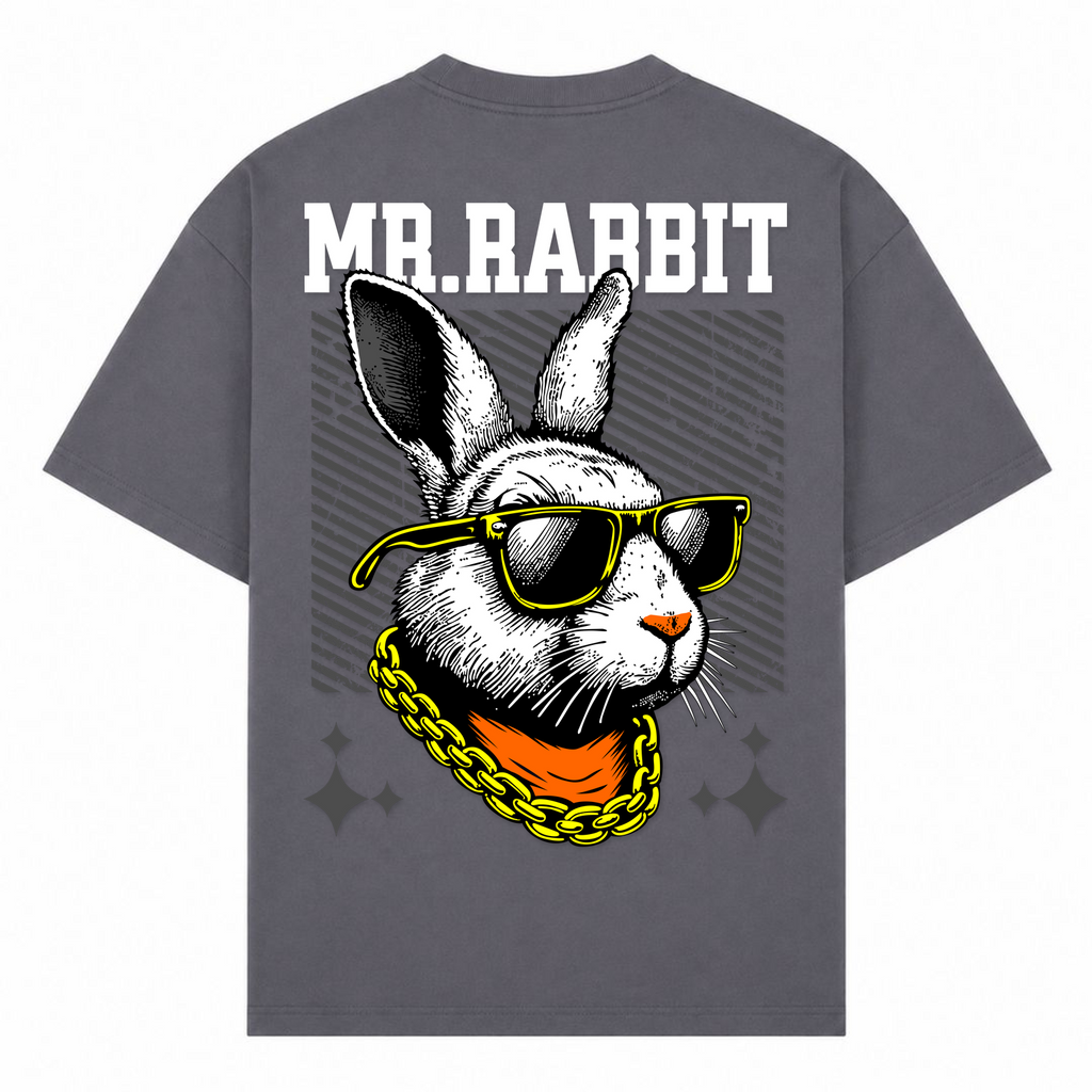Mr. Rabbit - dark grey  - Rueckseite