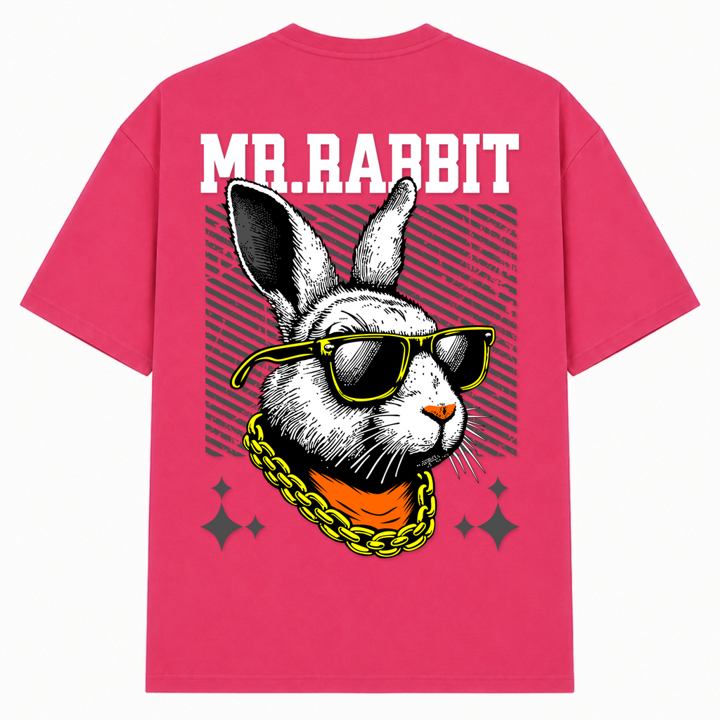 Mr. Rabbit - Hibiskus Pink - Rueckseite