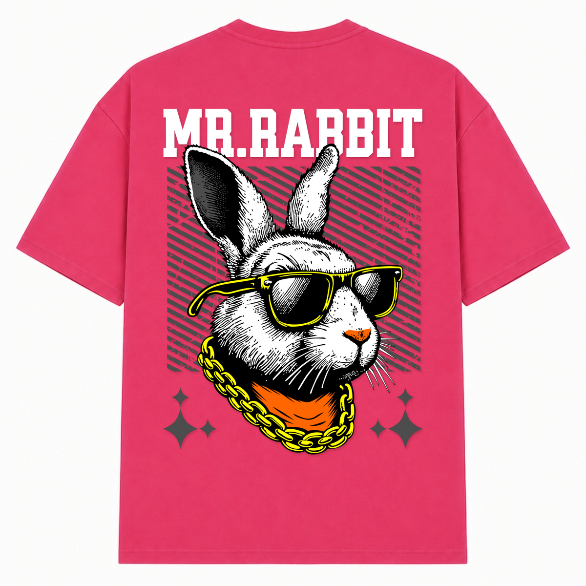 Mr. Rabbit - Hibiskus Pink - Rueckseite