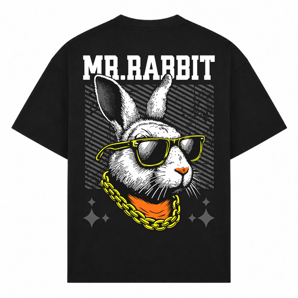 Mr. Rabbit - Schwarz - Rueckseite