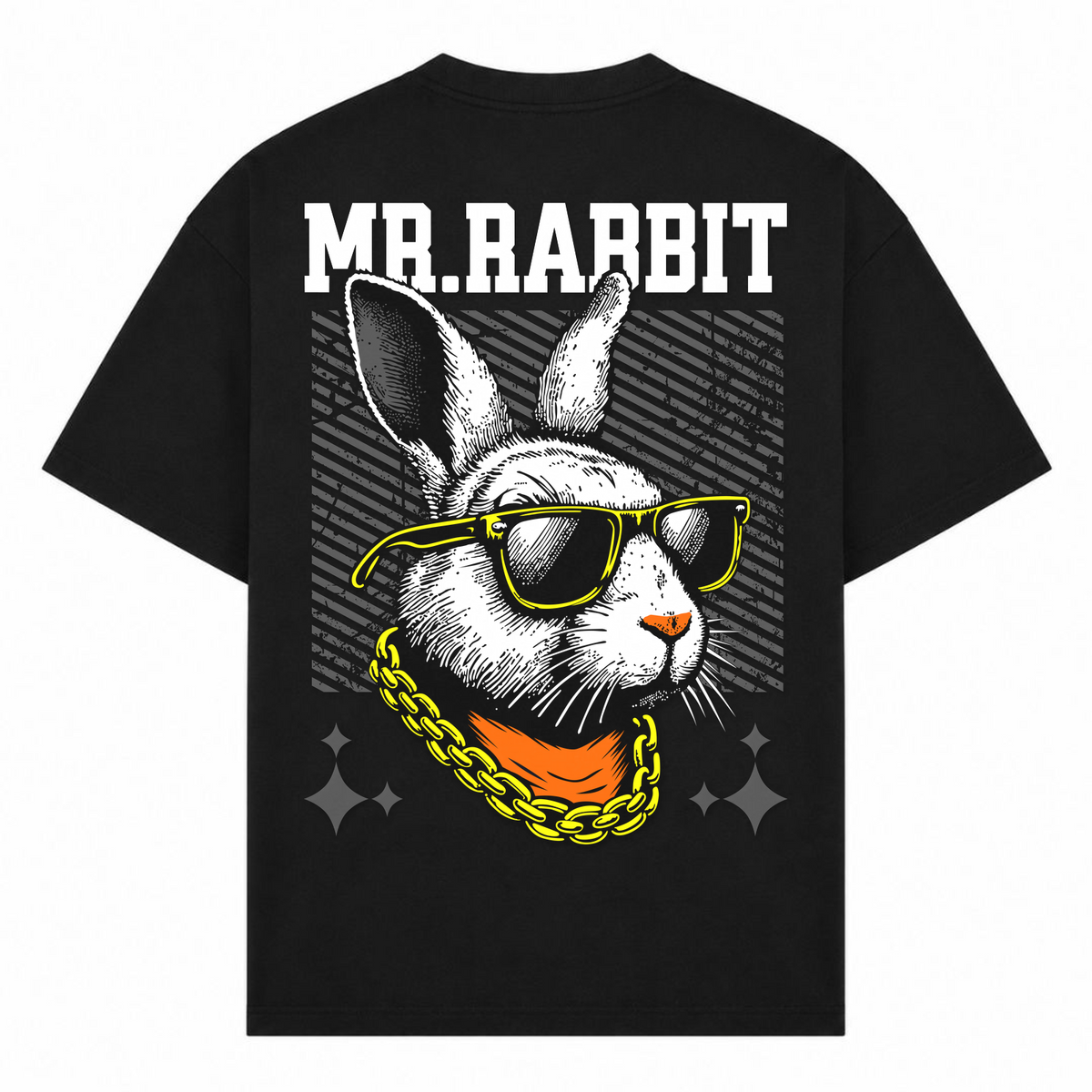 Mr. Rabbit - Schwarz - Rueckseite
