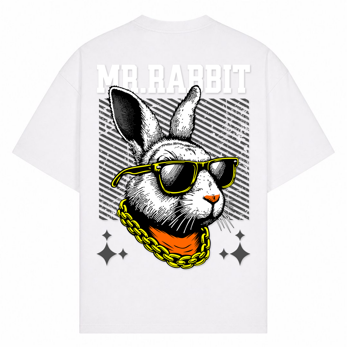 Mr. Rabbit - Weiß - Rueckseite