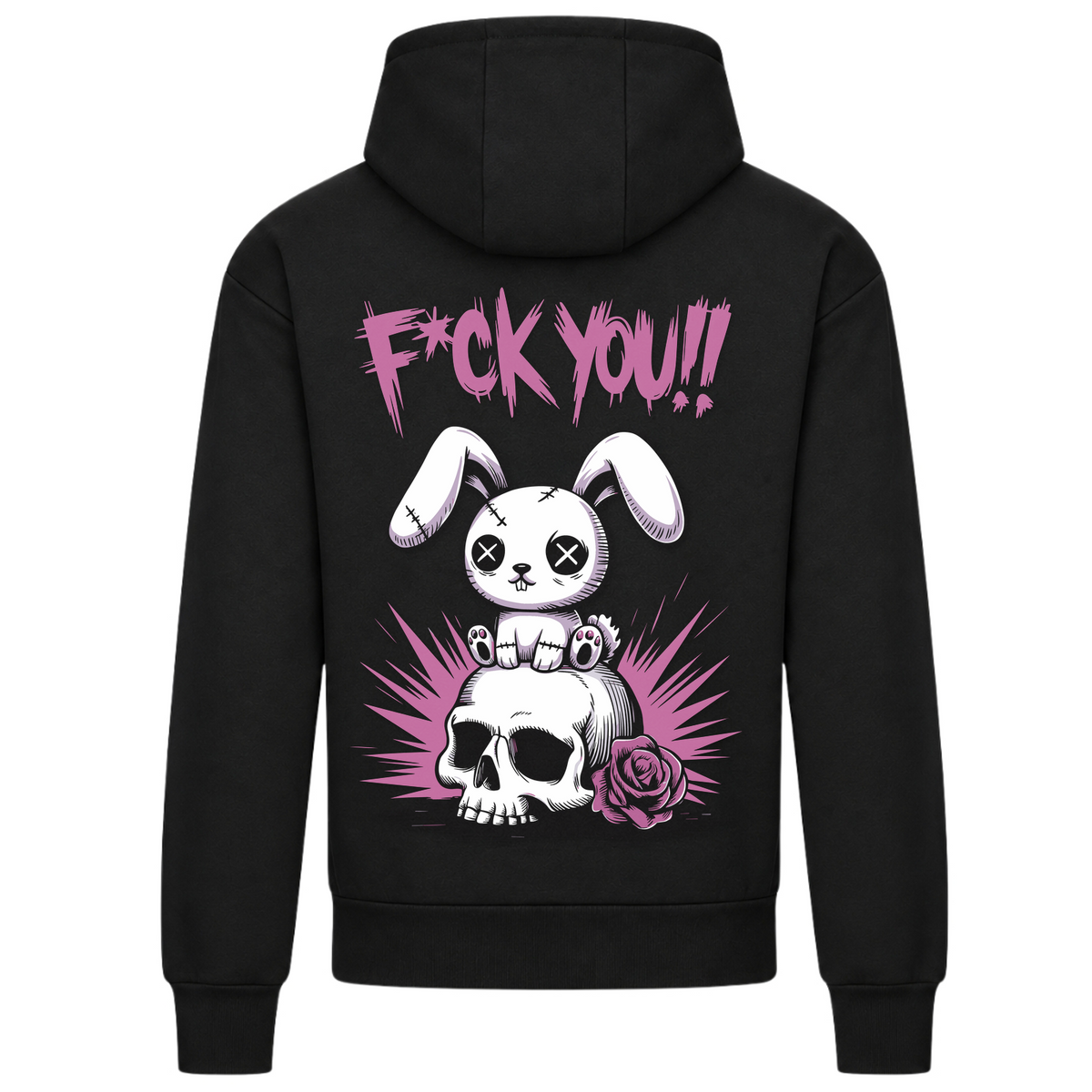 F*uck You Bunny - Deep Black - Rueckseite
