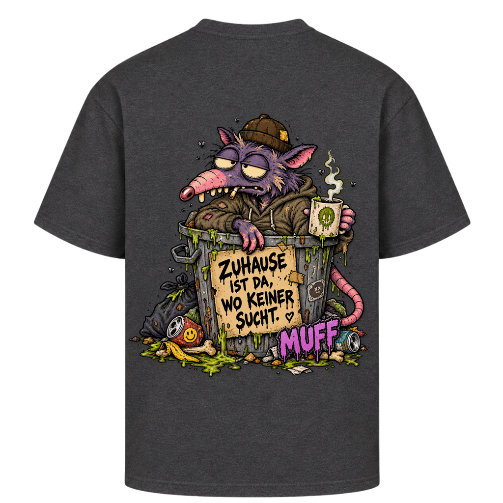 Muff - Charcoal (Heather) - Rueckseite