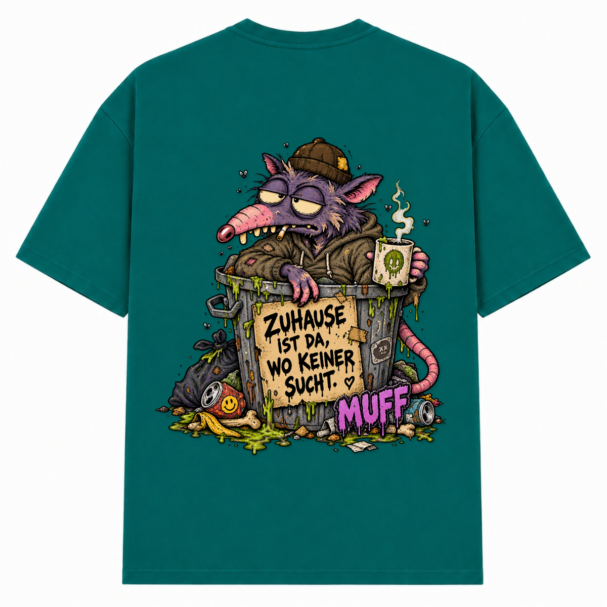 Muff - Green - Rueckseite