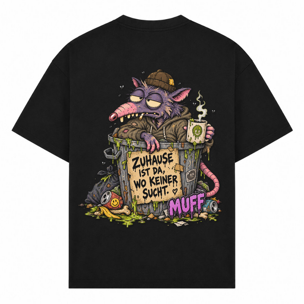 Muff - Schwarz - Rueckseite