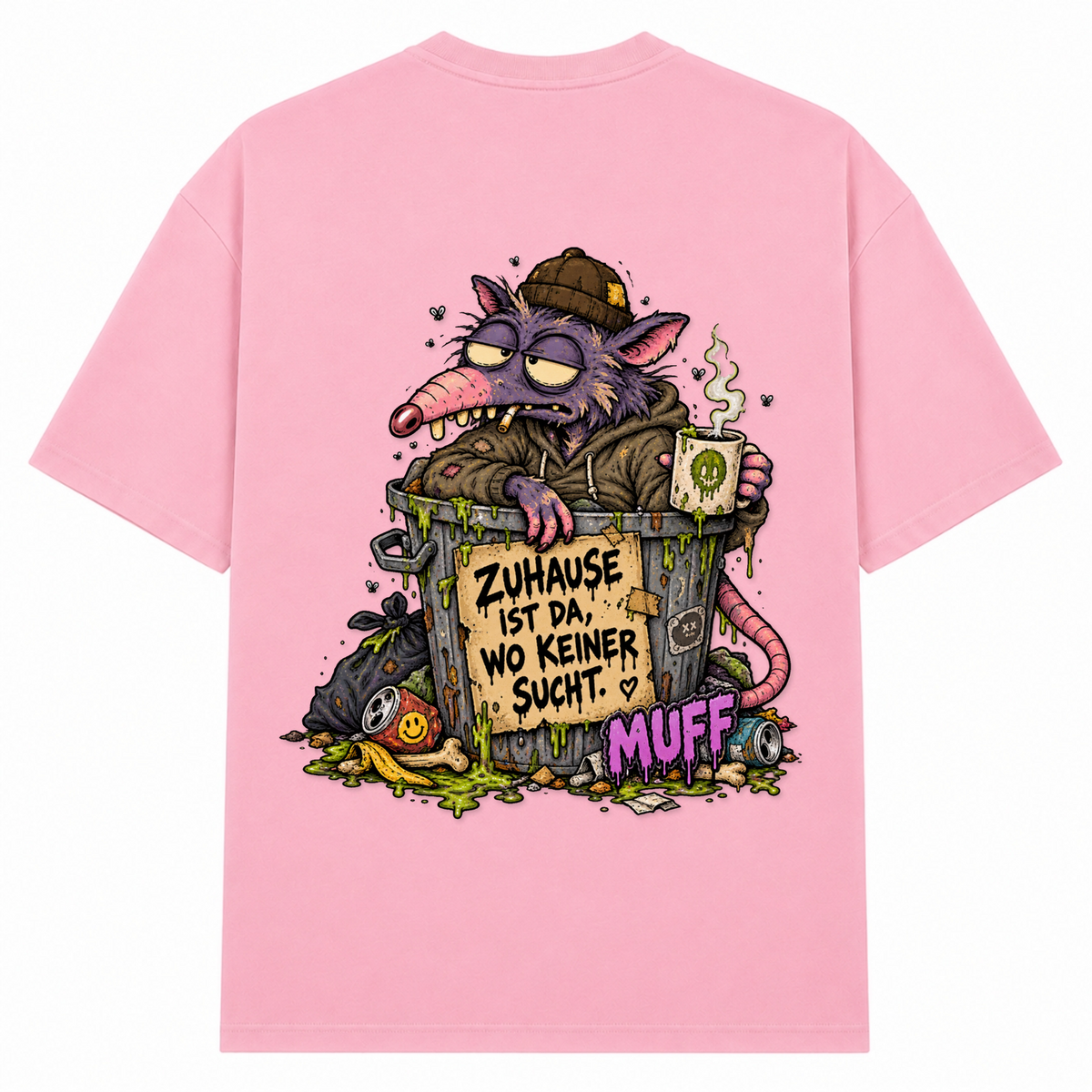 Muff - Soft Pink  - Rueckseite