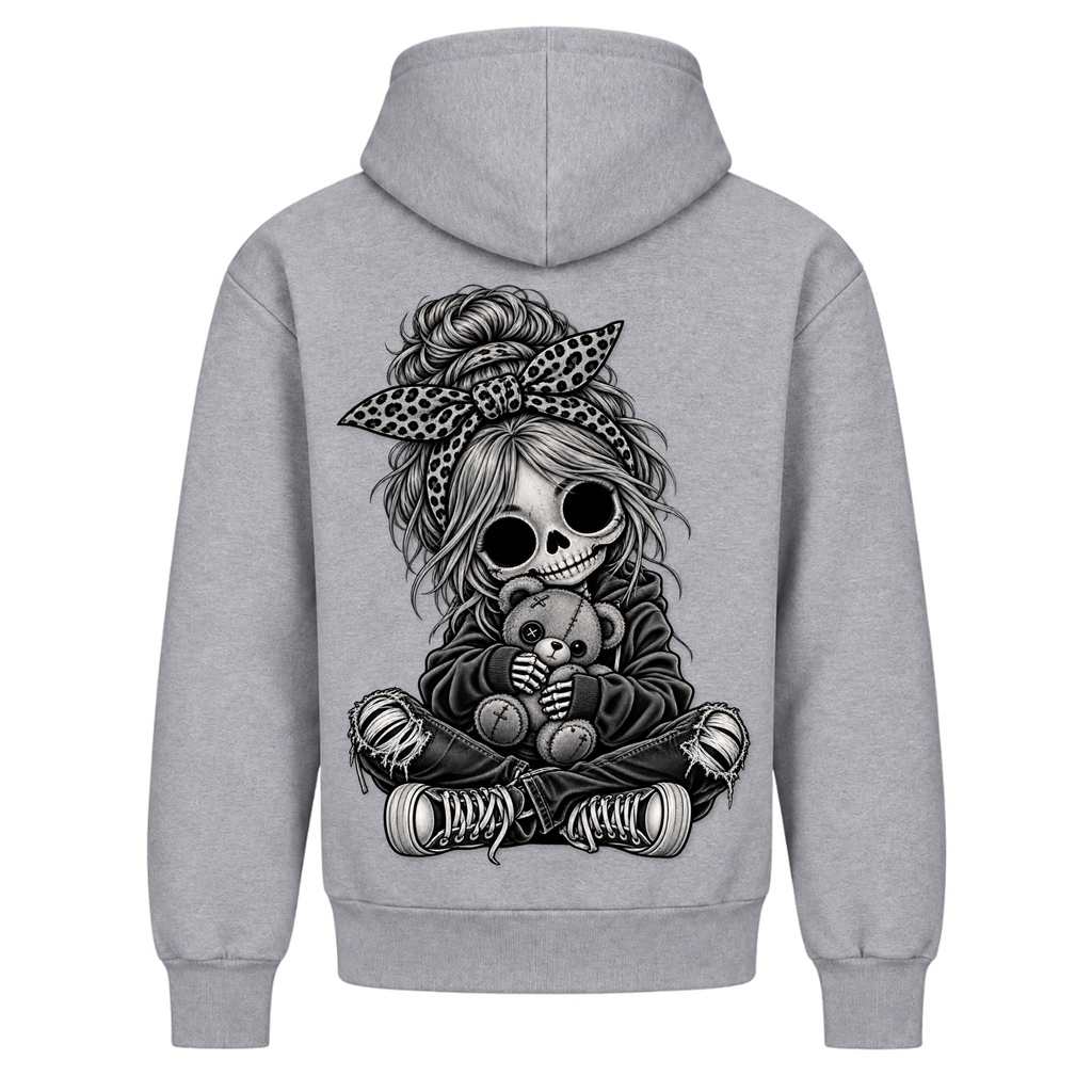Dead Cute Bear - Heather Grey - Rueckseite
