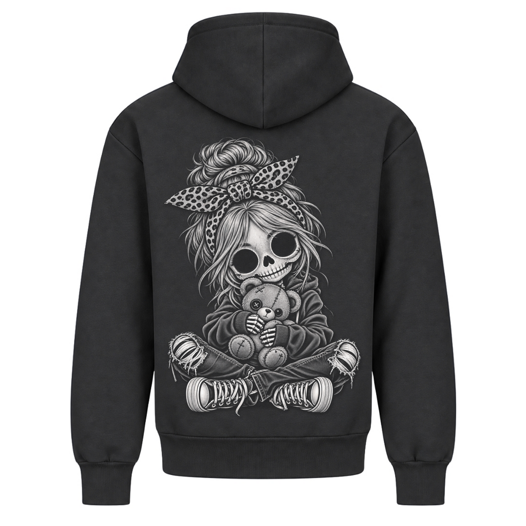 Dead Cute Bear - Solid Charcoal - Rueckseite