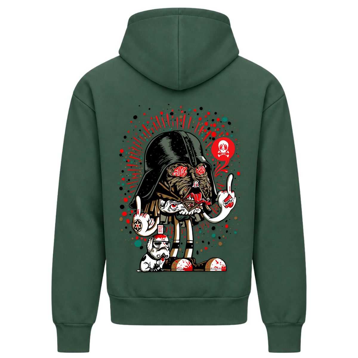 Darth F*ck - Bottle Green - Rueckseite