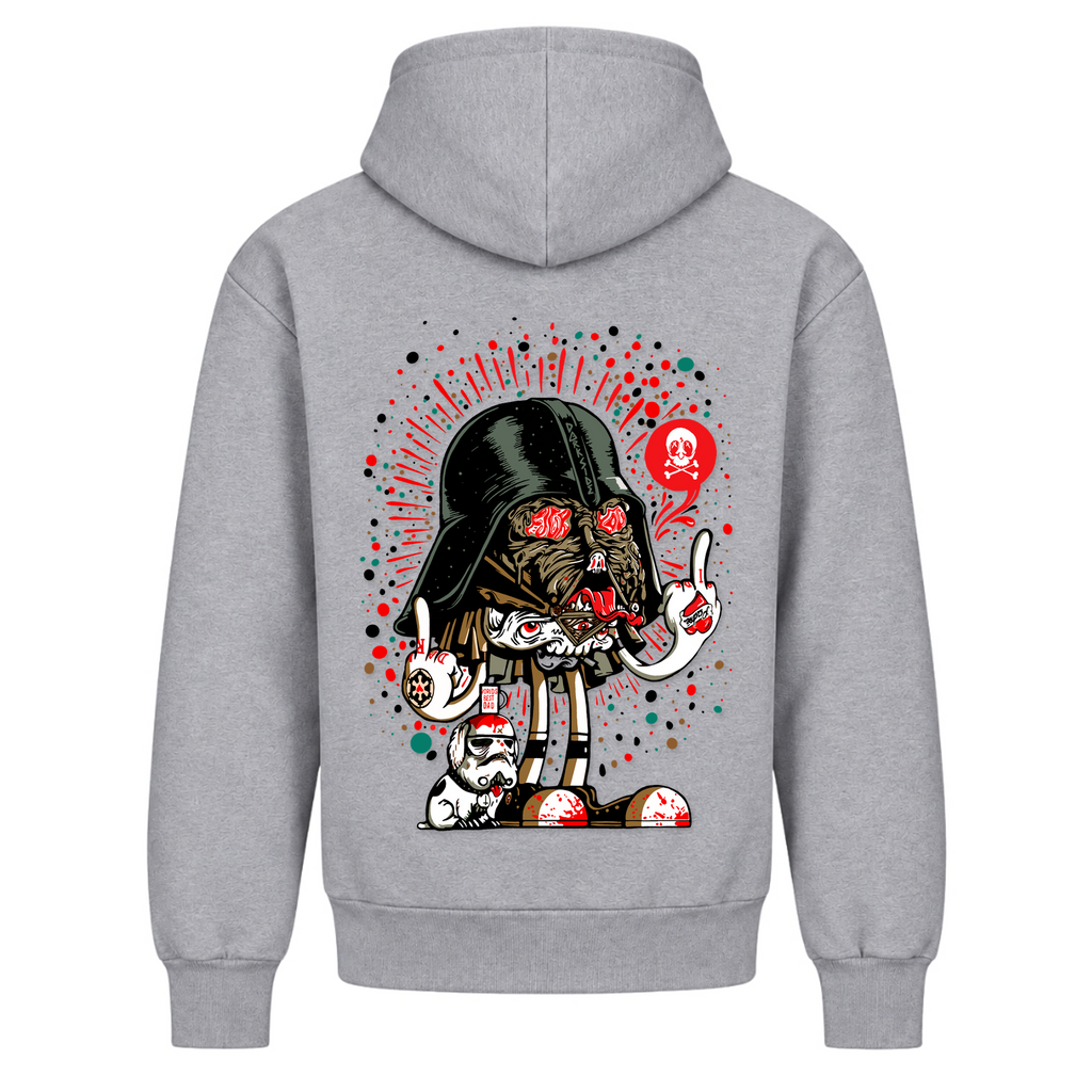 Darth F*ck - Heather Grey - Rueckseite