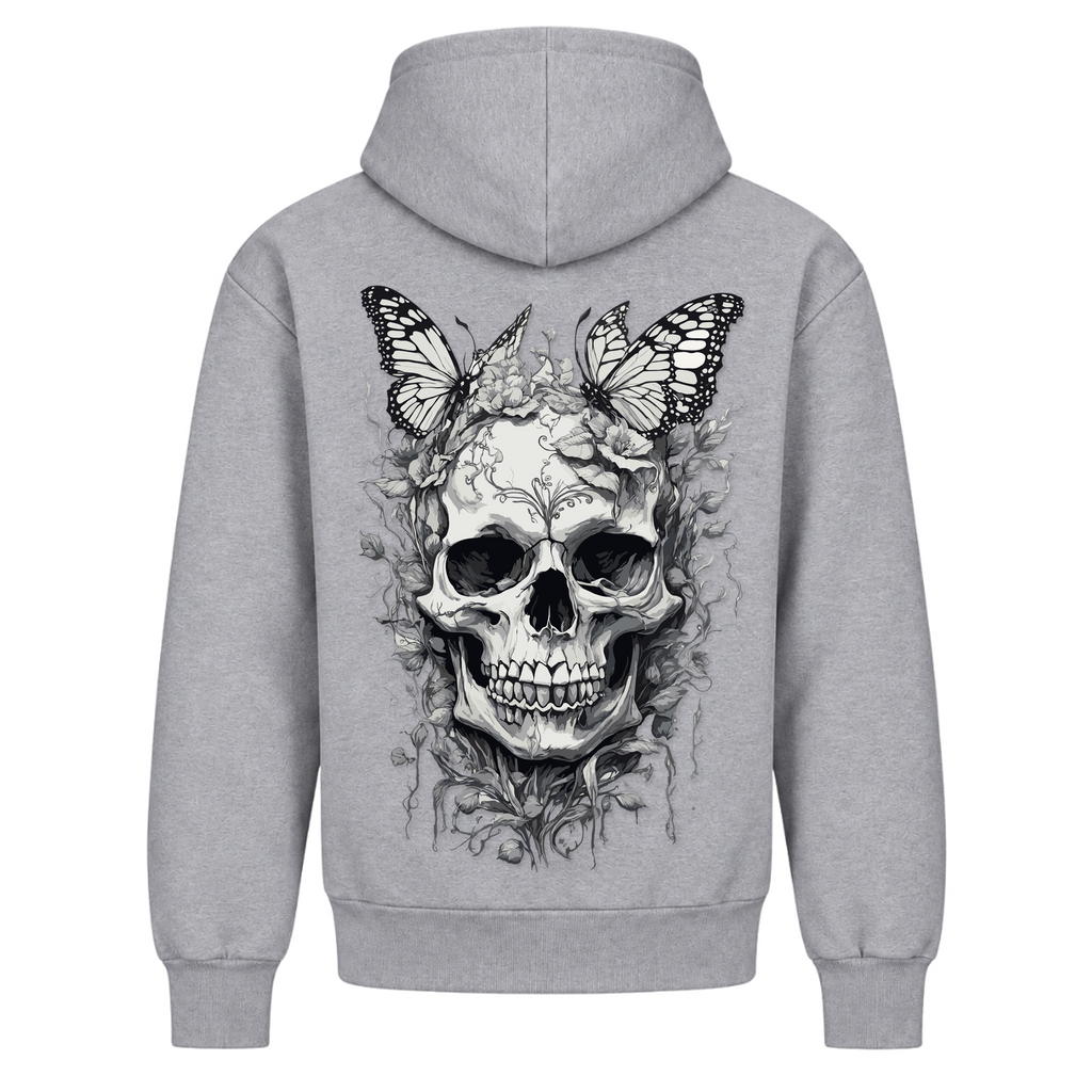 Skull Smile - Heather Grey - Rueckseite
