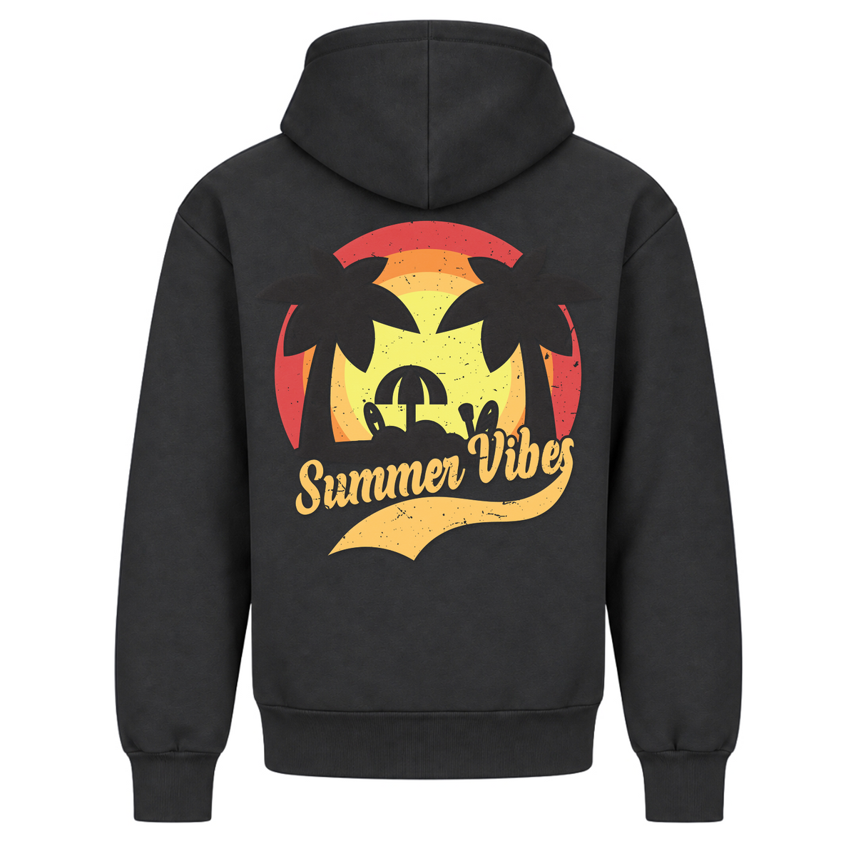 Summer Vibes - Solid Charcoal - Rueckseite