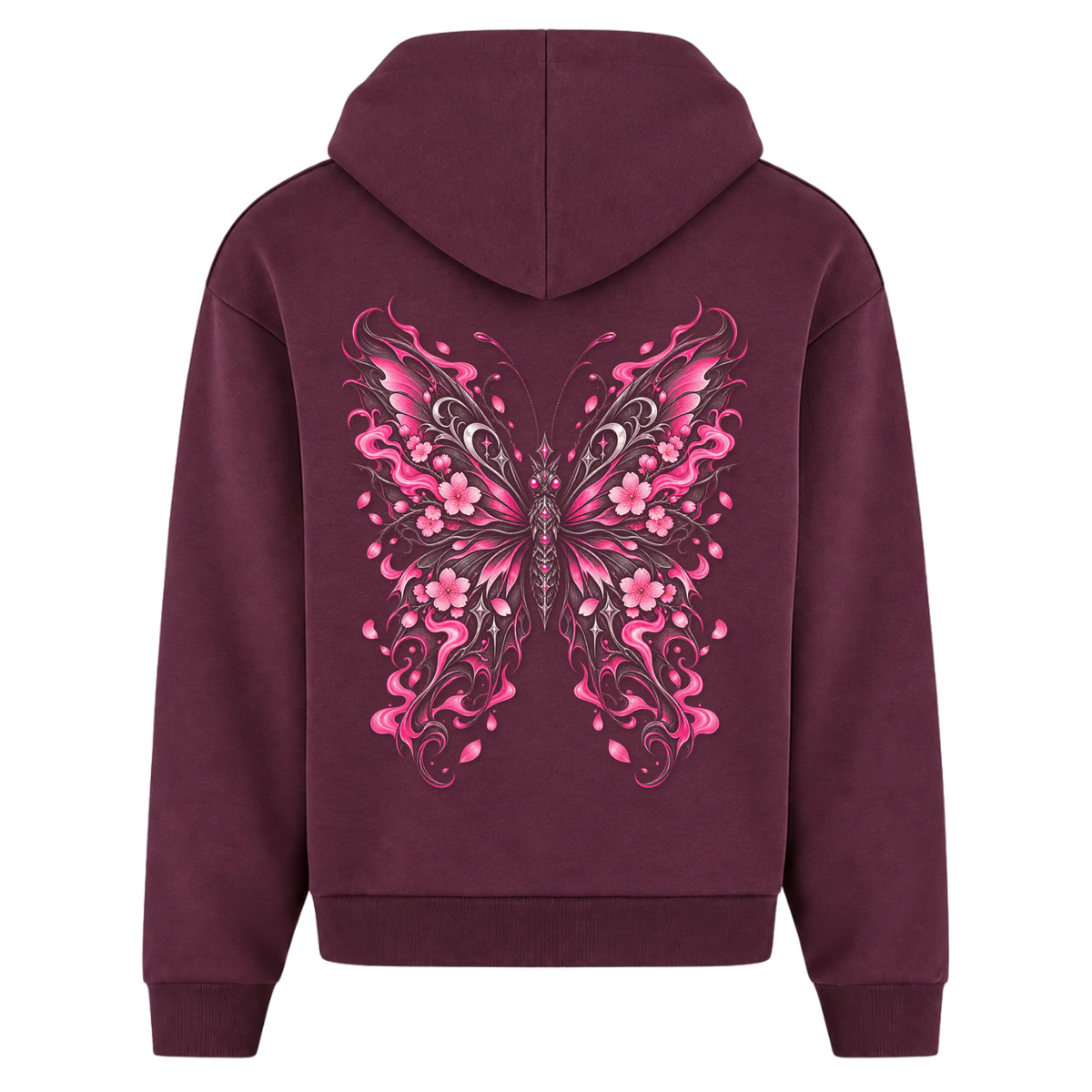 Dark Flatter - Zipper - Plum Purple - Rueckseite