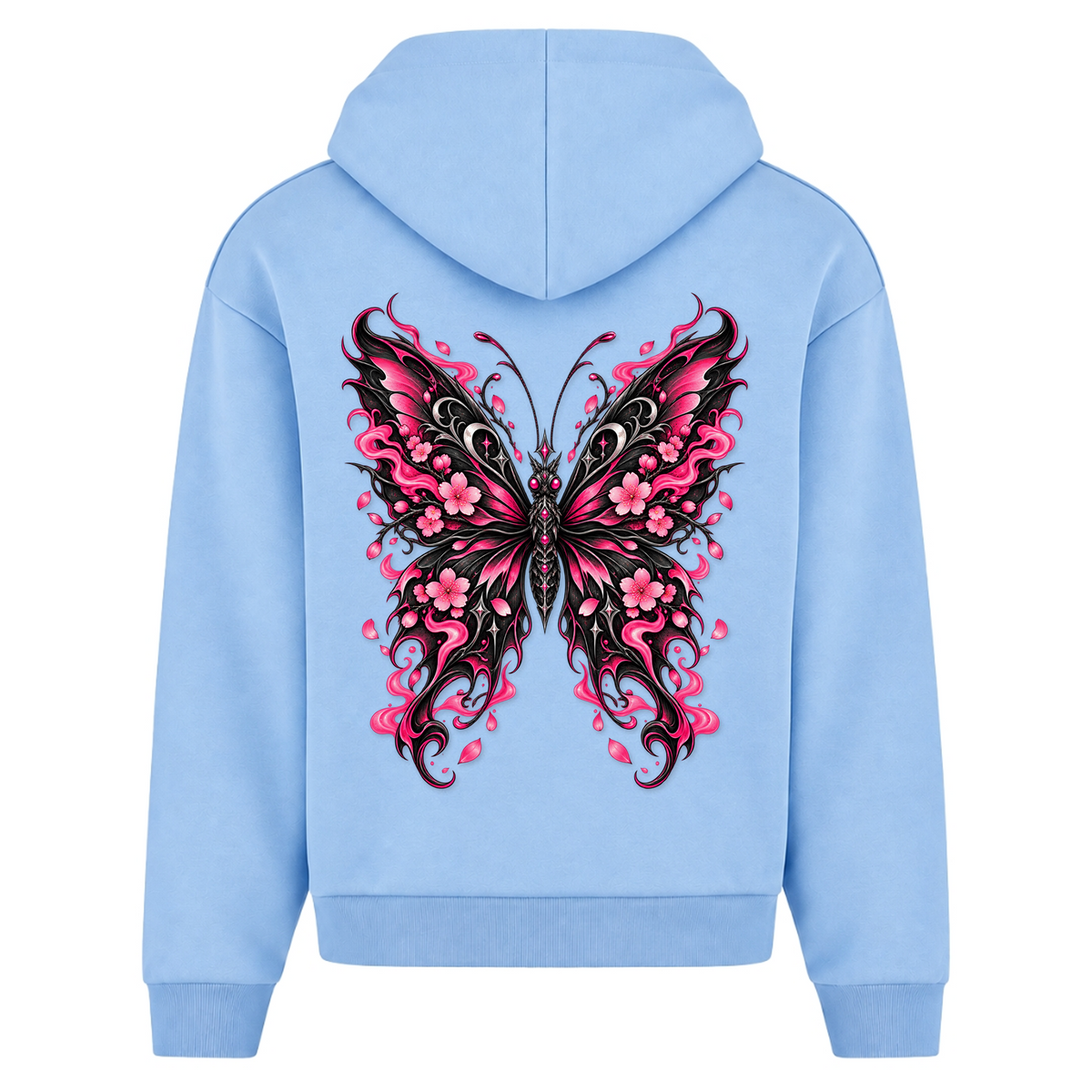 Dark Flatter - Zipper - Powder Blue - Rueckseite