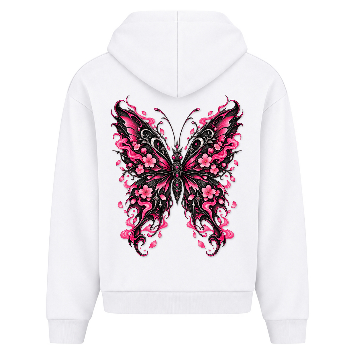 Dark Flatter - Zipper - White - Rueckseite