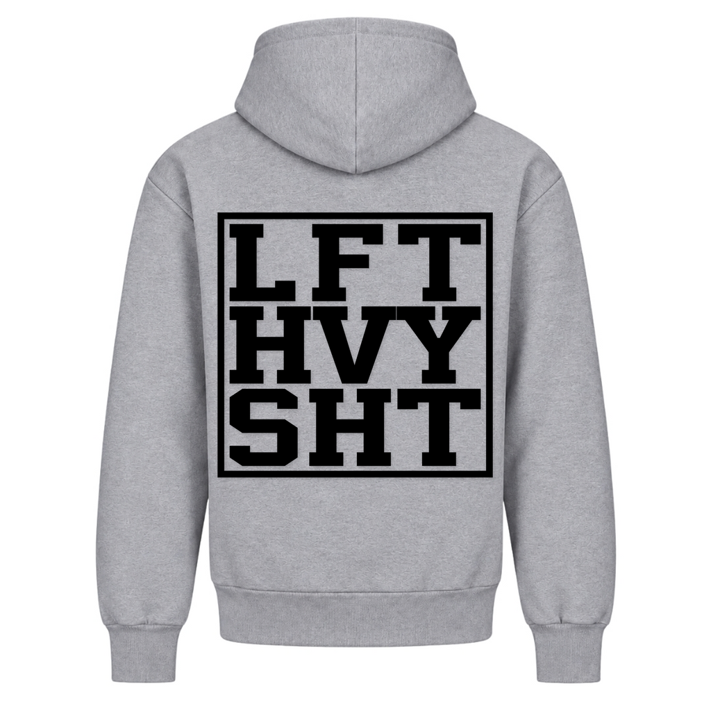 Lift Heavy Shit - Heather Grey - Rueckseite