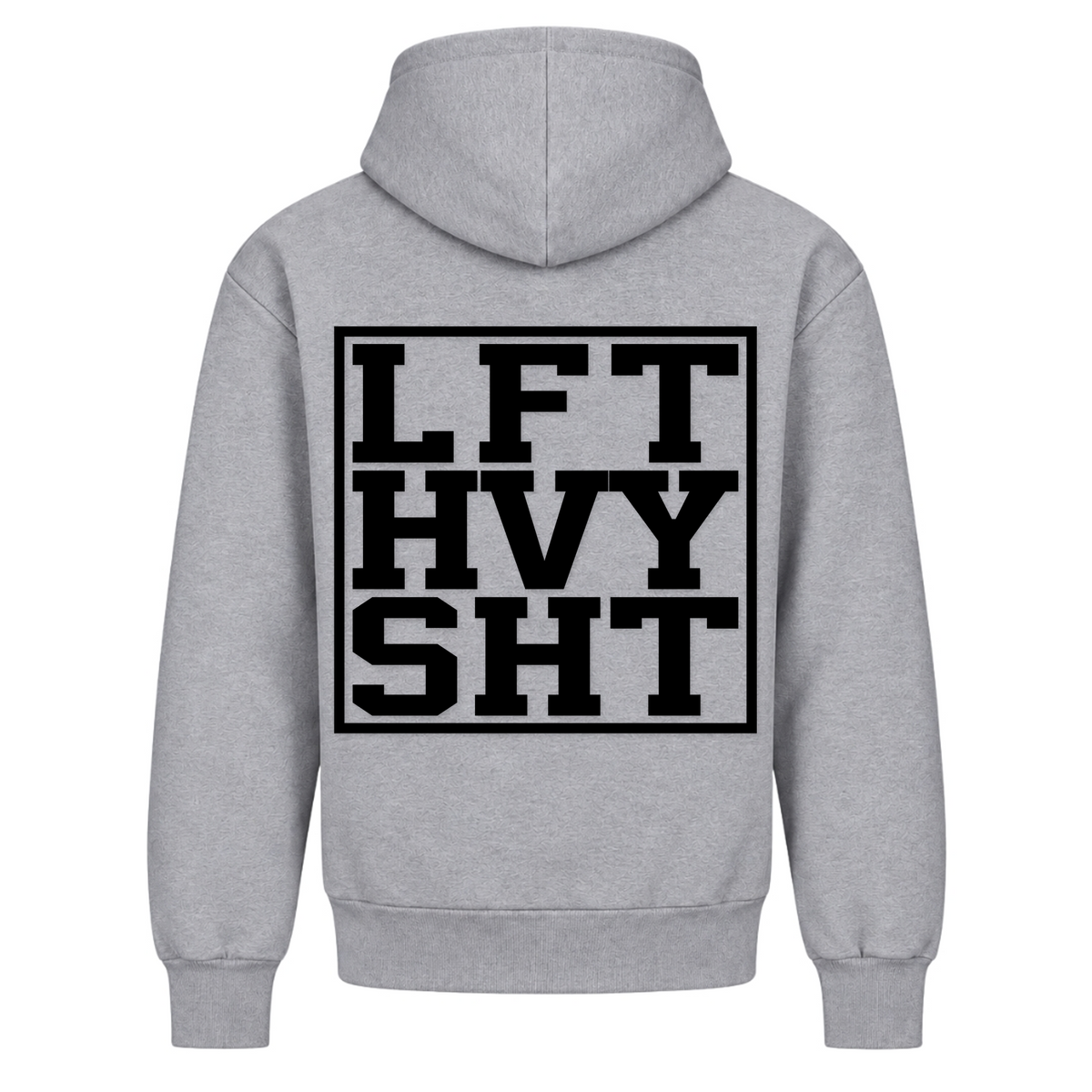 Lift Heavy Shit - Heather Grey - Rueckseite