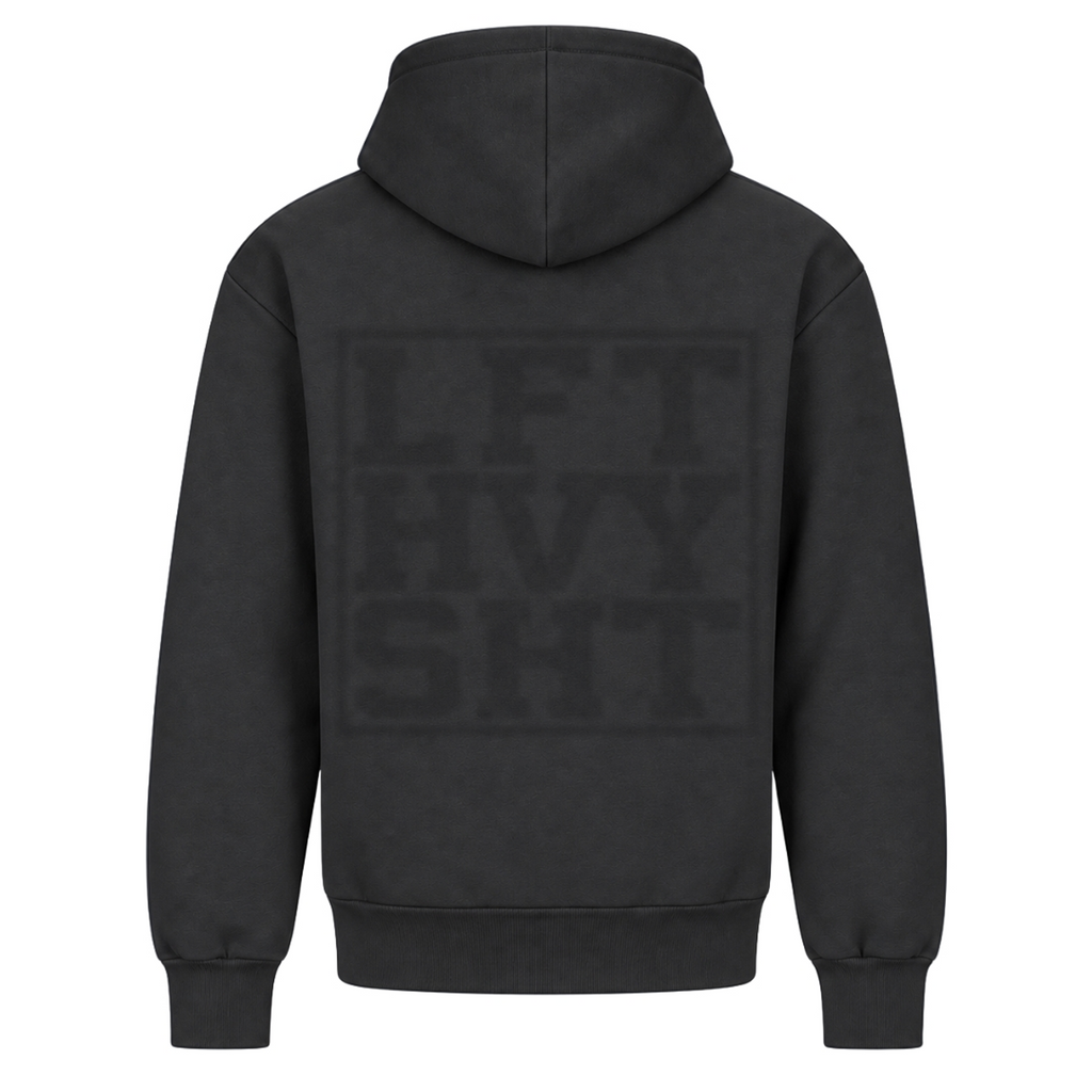Lift Heavy Shit - Solid Charcoal - Rueckseite