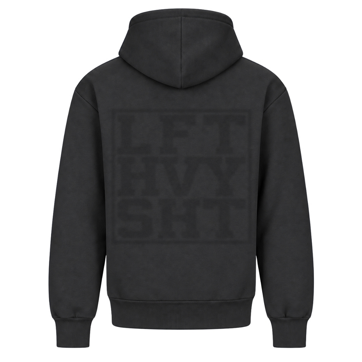Lift Heavy Shit - Solid Charcoal - Rueckseite