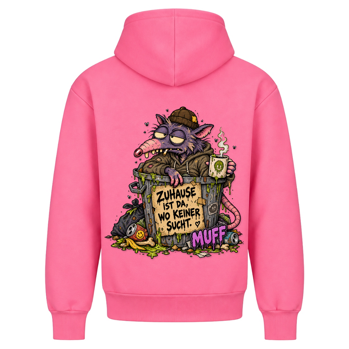 Muff - Bubblegum Pink - Rueckseite