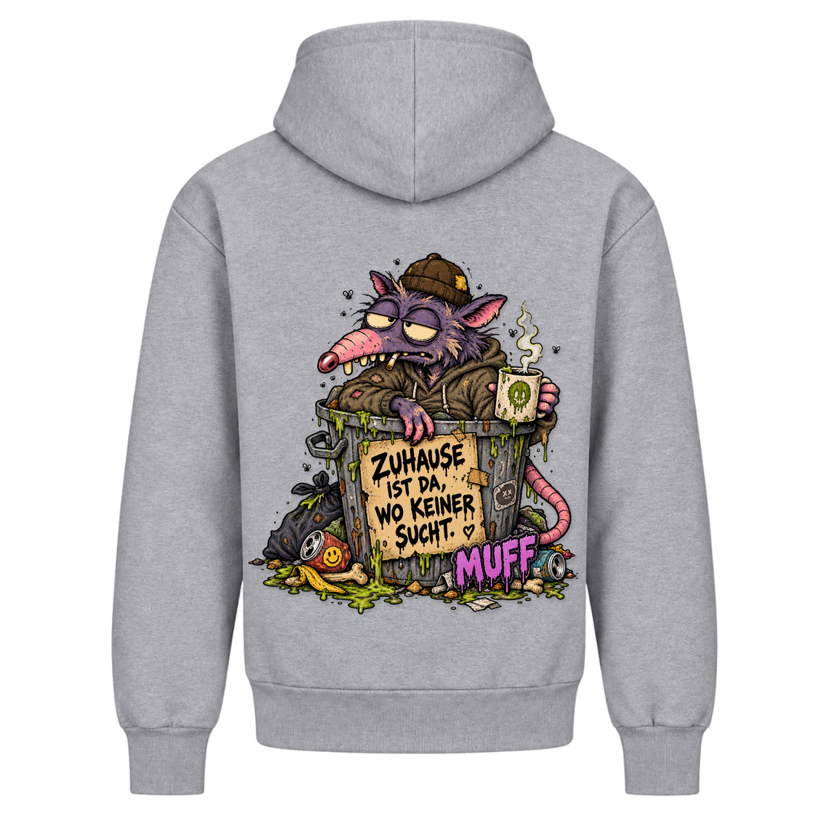 Muff - Heather Grey - Rueckseite