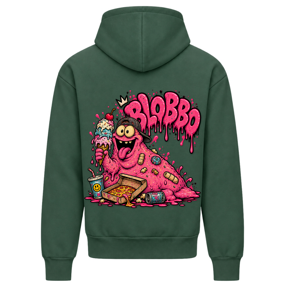 Blobbo - Bottle Green - Rueckseite