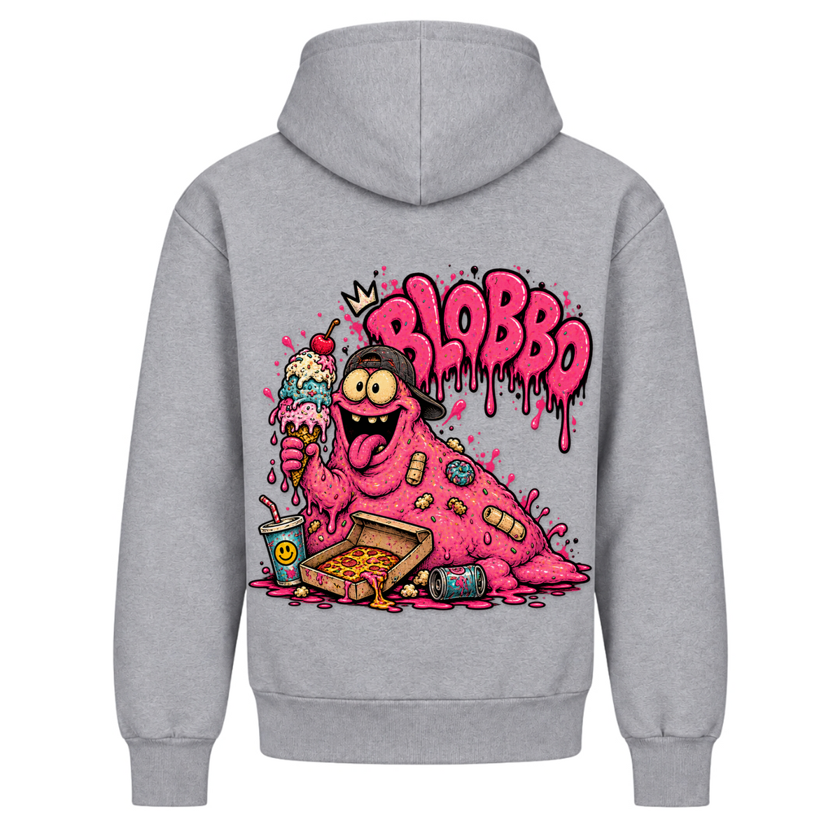 Blobbo - Heather Grey - Rueckseite