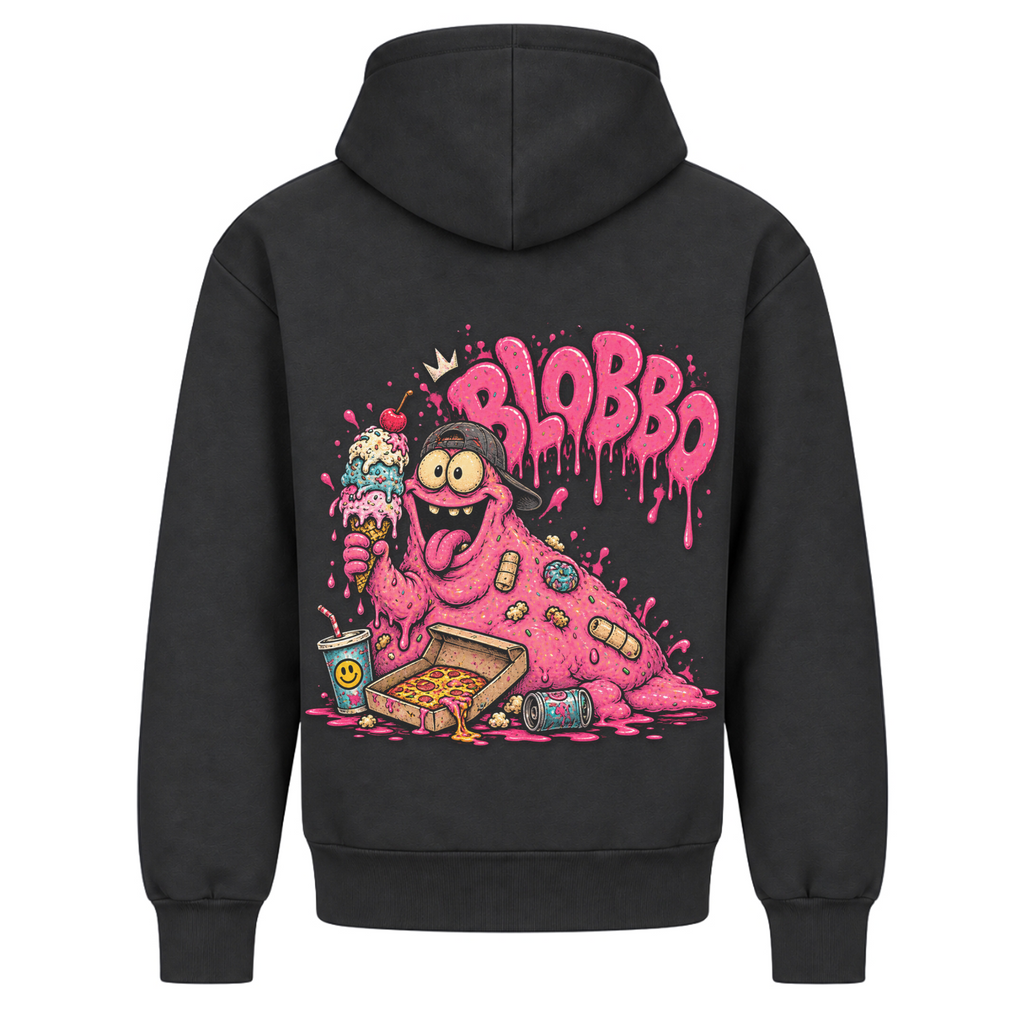Blobbo - Solid Charcoal - Rueckseite
