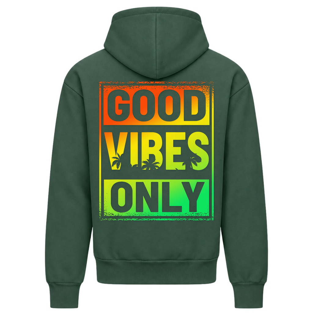Good Vibes Only Beach  - Bottle Green - Rueckseite