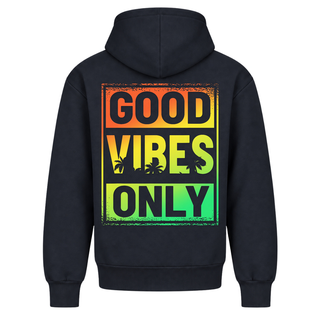 Good Vibes Only Beach  - New French Navy - Rueckseite