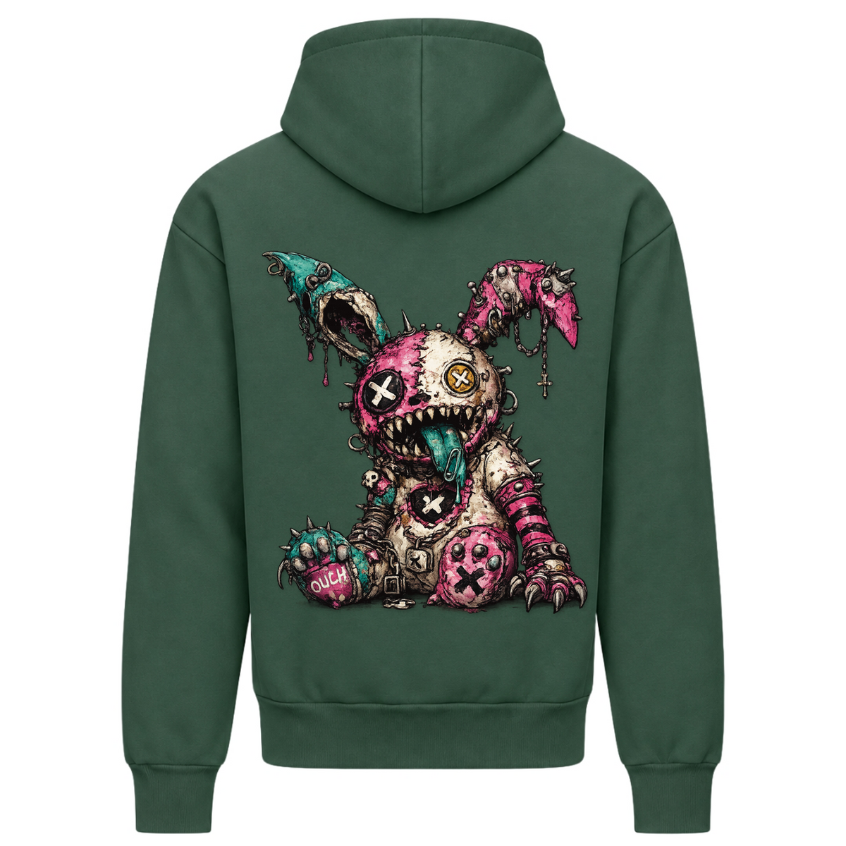 Creep Rabbit - Bottle Green - Rueckseite