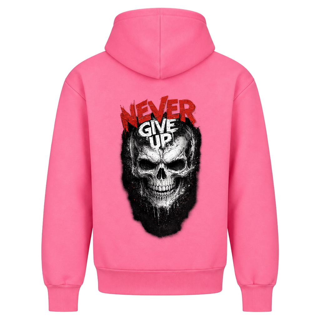Never give up - Bubblegum Pink - Rueckseite