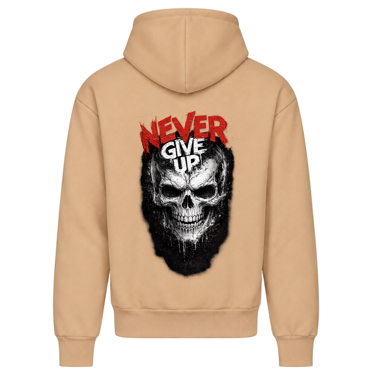 Never give up - Desert Sand - Rueckseite