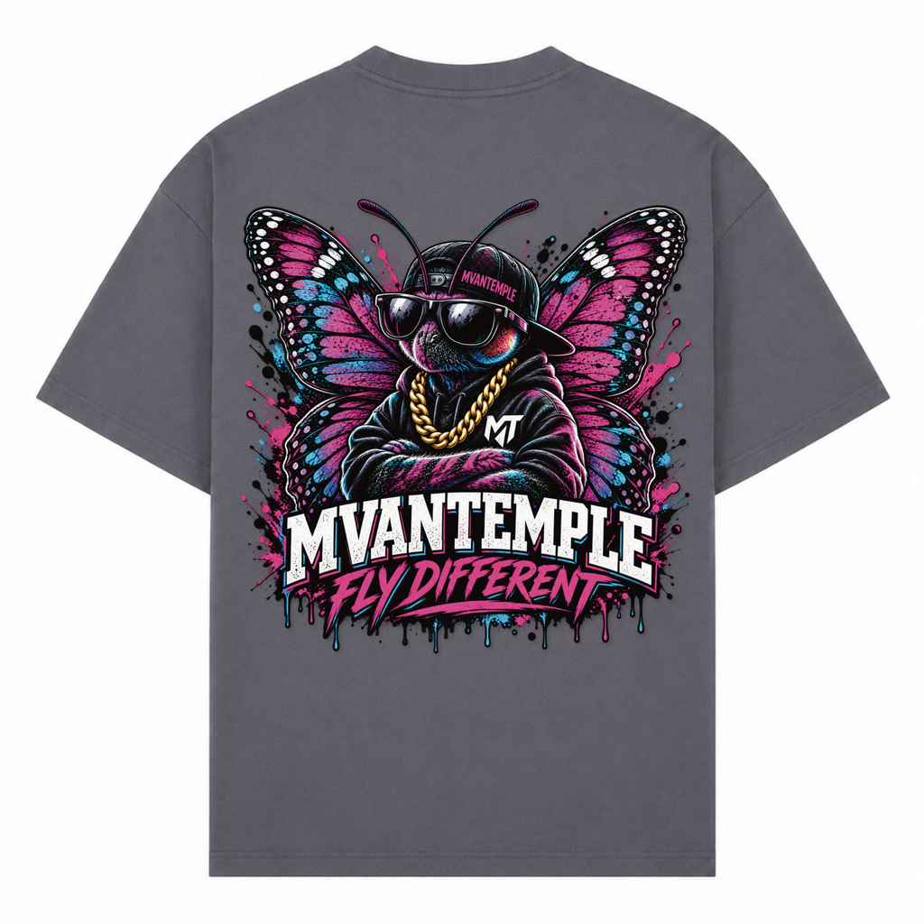 Fly Different - dark grey  - Rueckseite