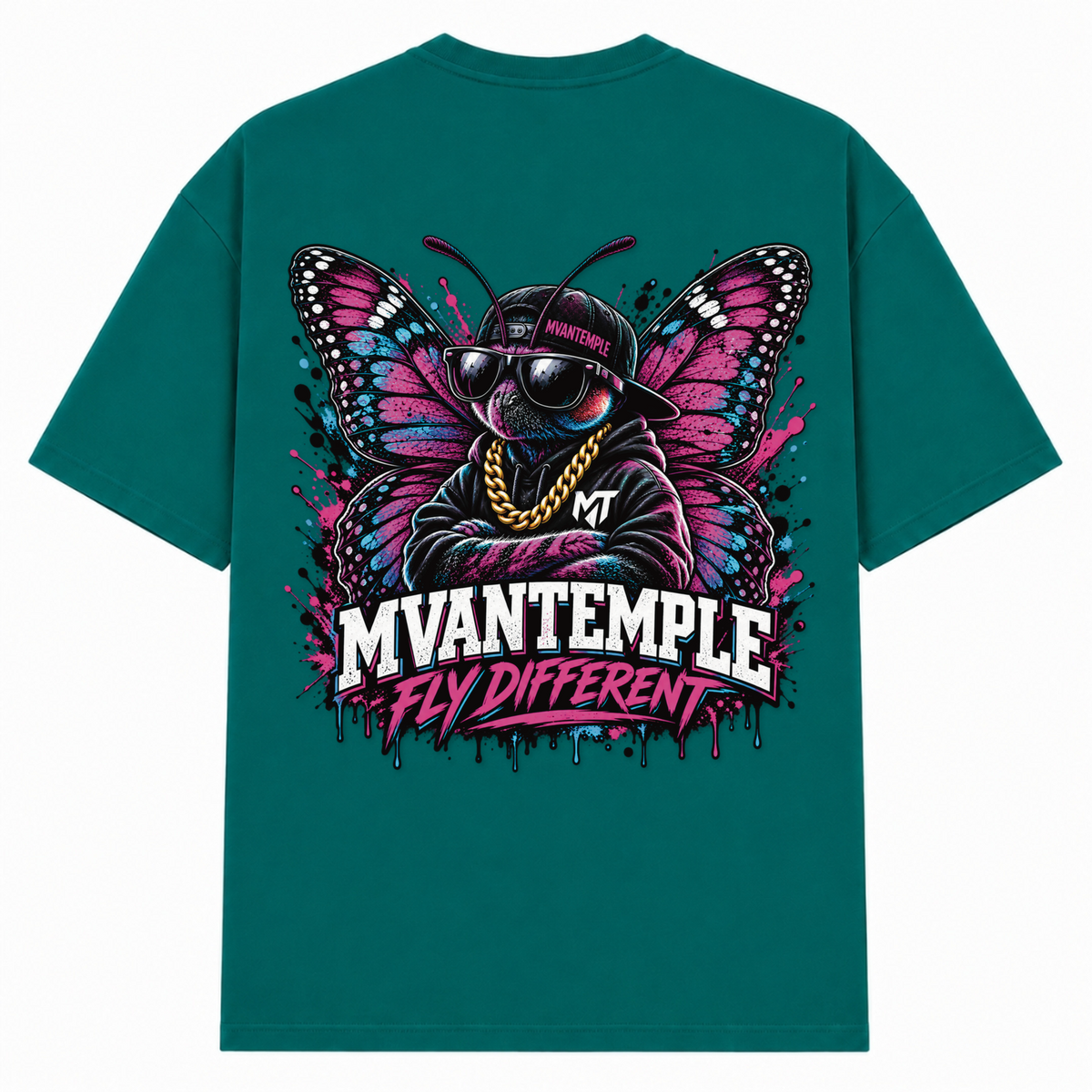 Fly Different - Green - Rueckseite