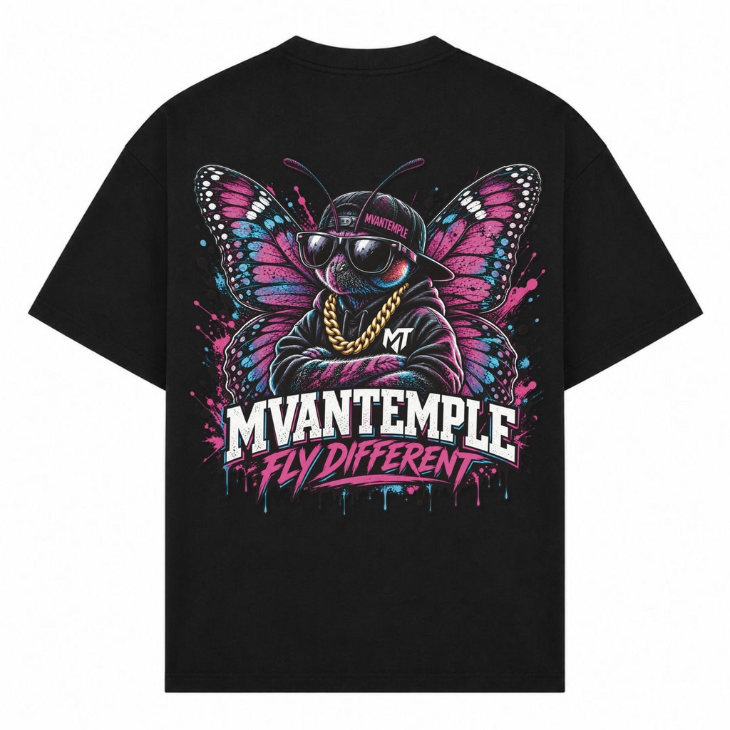 Fly Different - Schwarz - Rueckseite