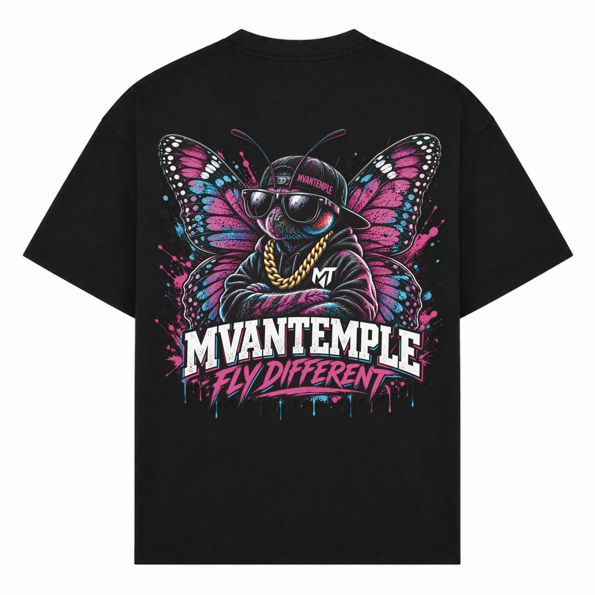 Fly Different - Schwarz - Rueckseite