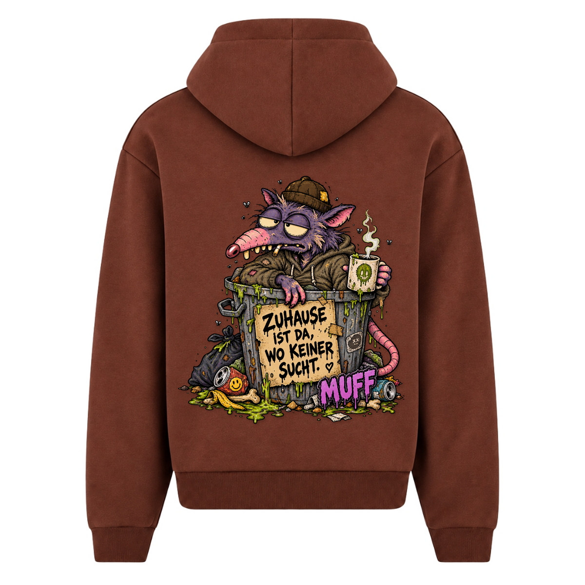 Muff - Chocolate Brown - Rueckseite