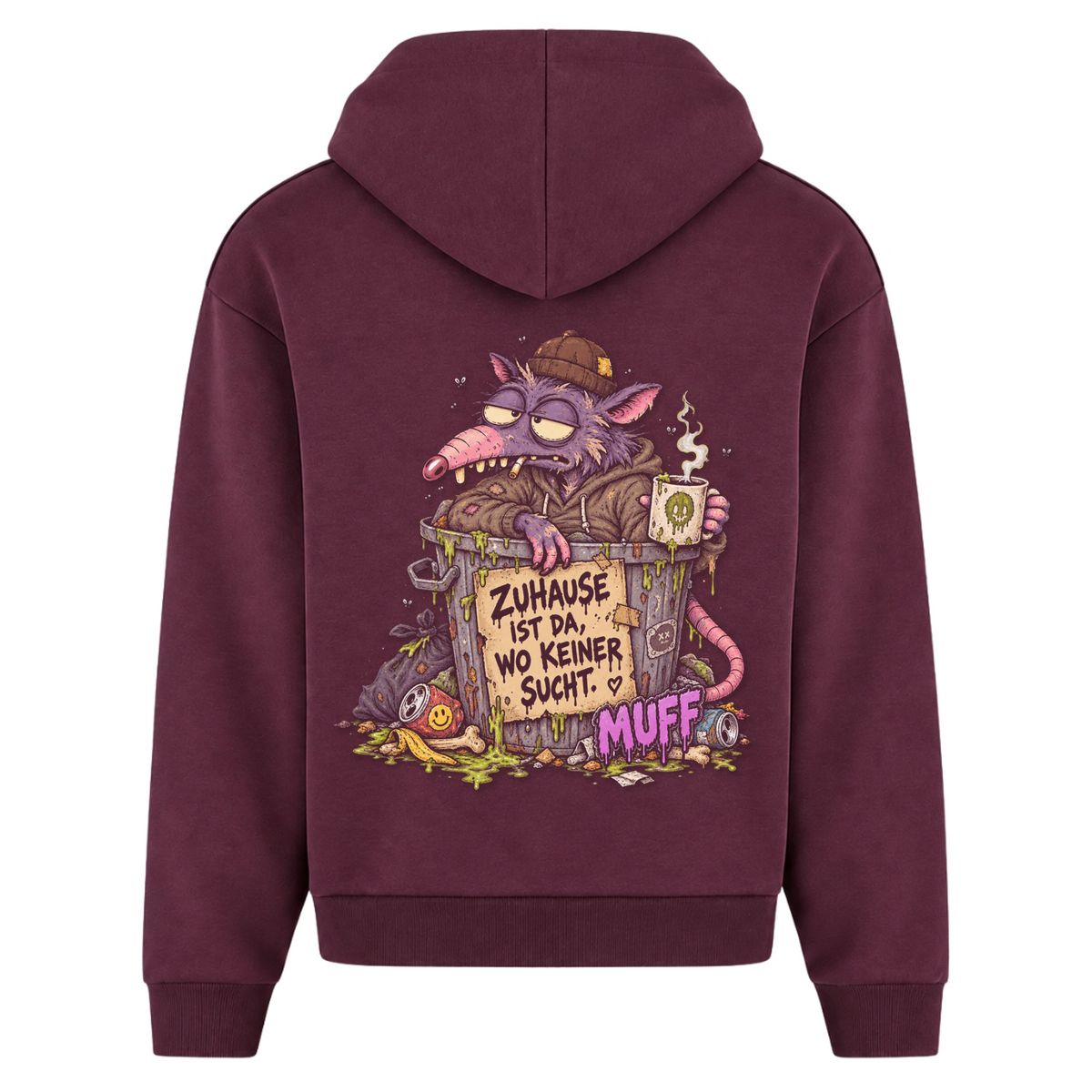 Muff - Plum Purple - Rueckseite
