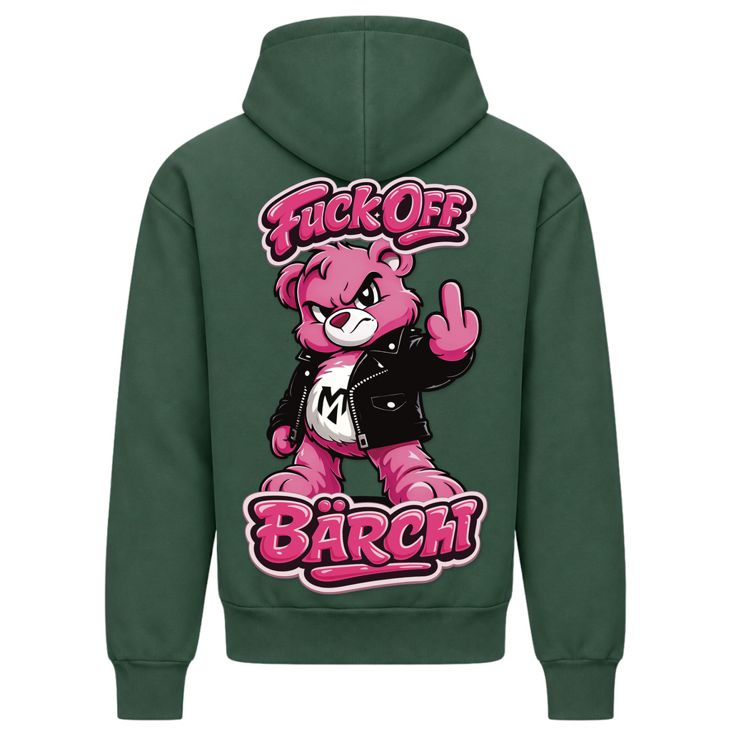 F*uck off Bärchi - Bottle Green - Rueckseite