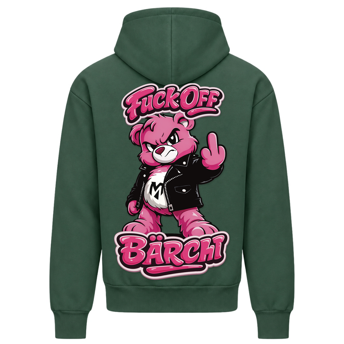 F*uck off Bärchi - Bottle Green - Rueckseite