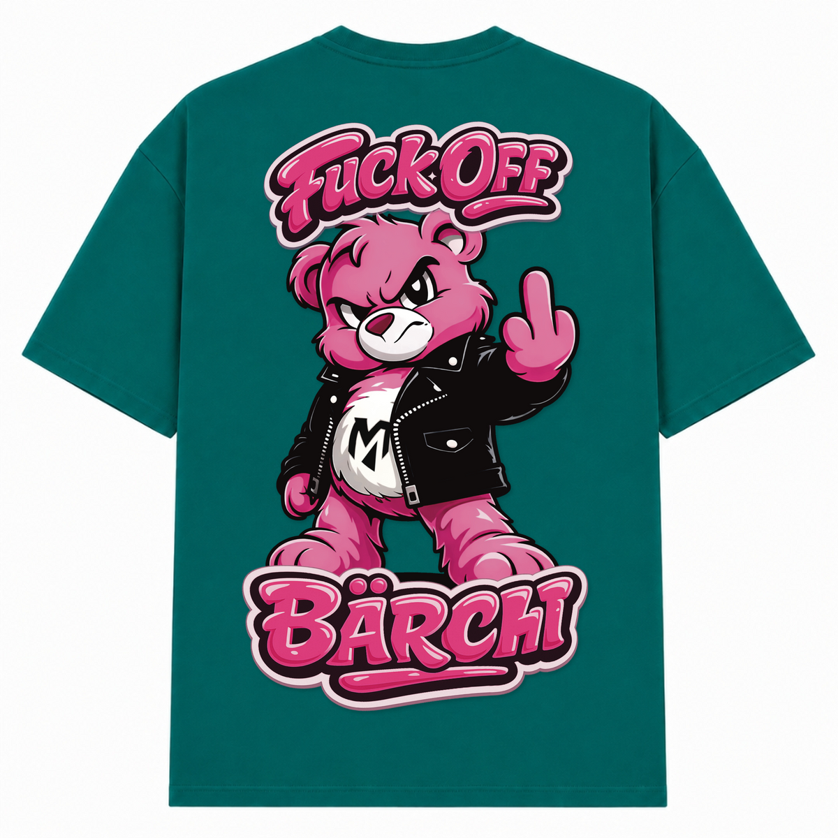 F*uck off Bärchi - Green - Rueckseite