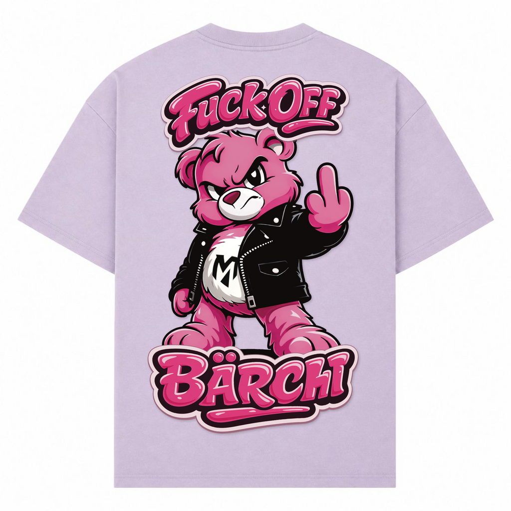 F*uck off Bärchi - lilac - Rueckseite