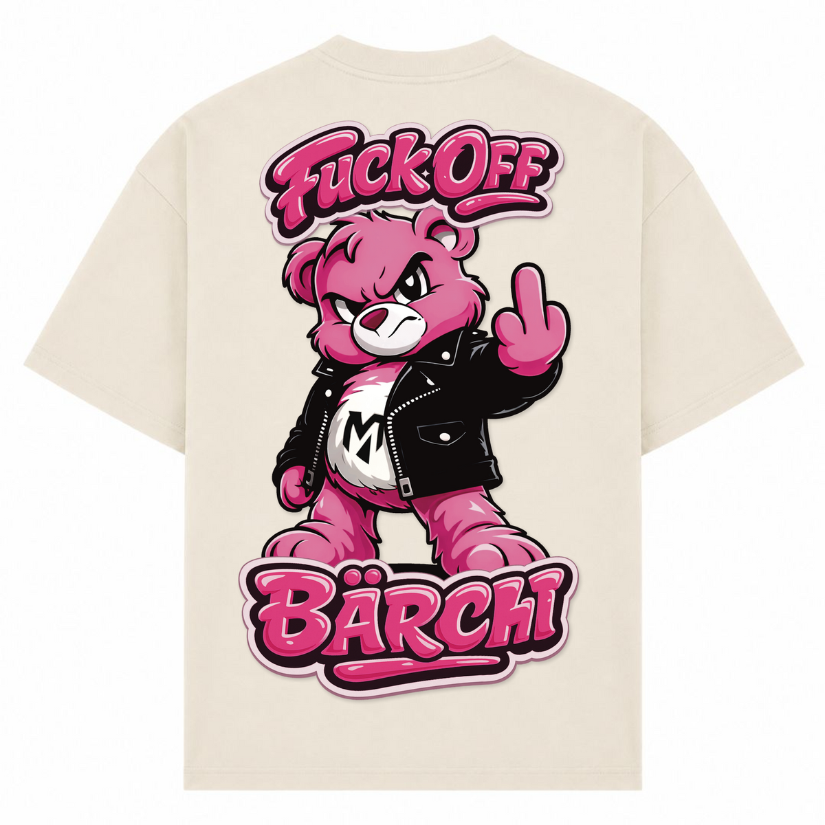 F*uck off Bärchi - Sand - Rueckseite