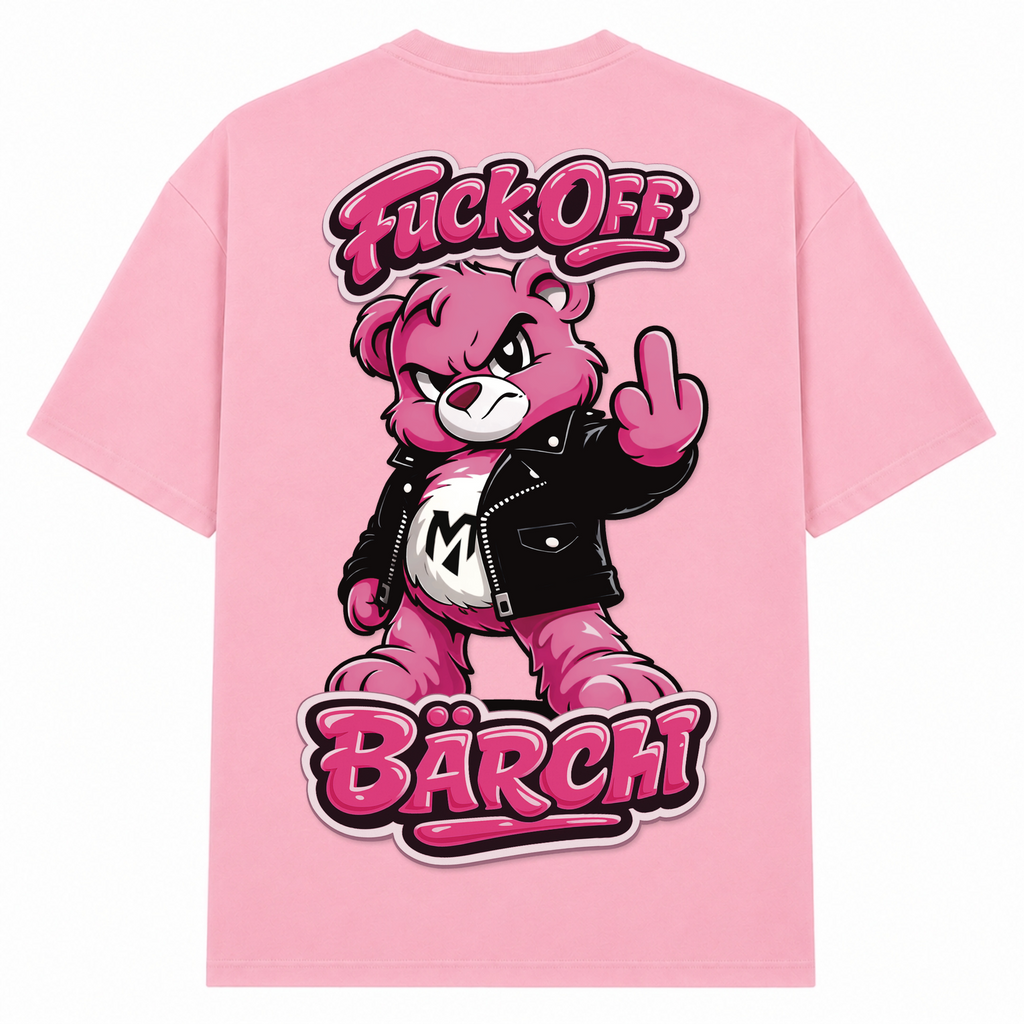 F*uck off Bärchi - Soft Pink  - Rueckseite