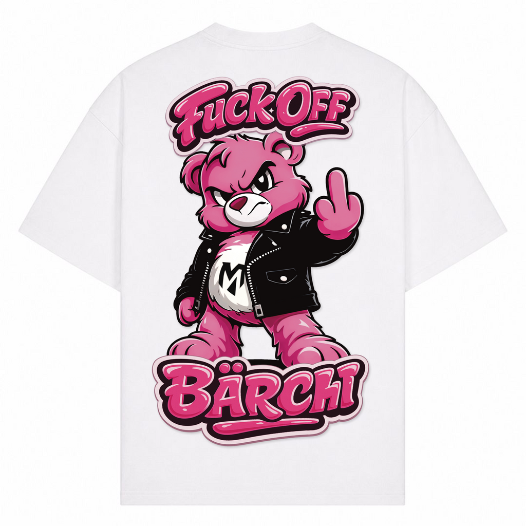 F*uck off Bärchi - Weiß - Rueckseite