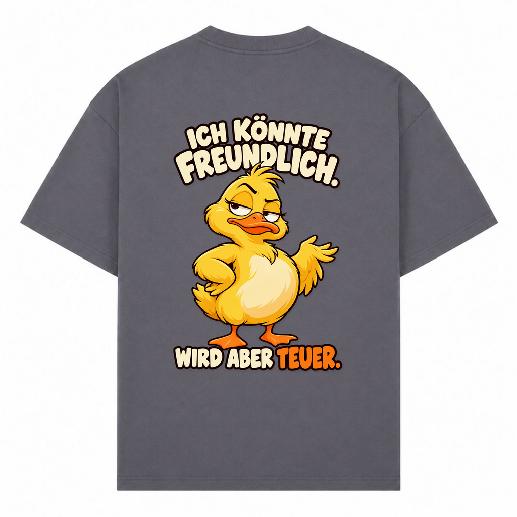 Ich könnte... - dark grey  - Rueckseite
